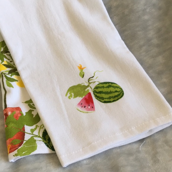 Grow Your Own Sunshine Watermelon Garden Kitchen Towel Cotton NWT 16x26” Kay Dee - Picture 16 of 16